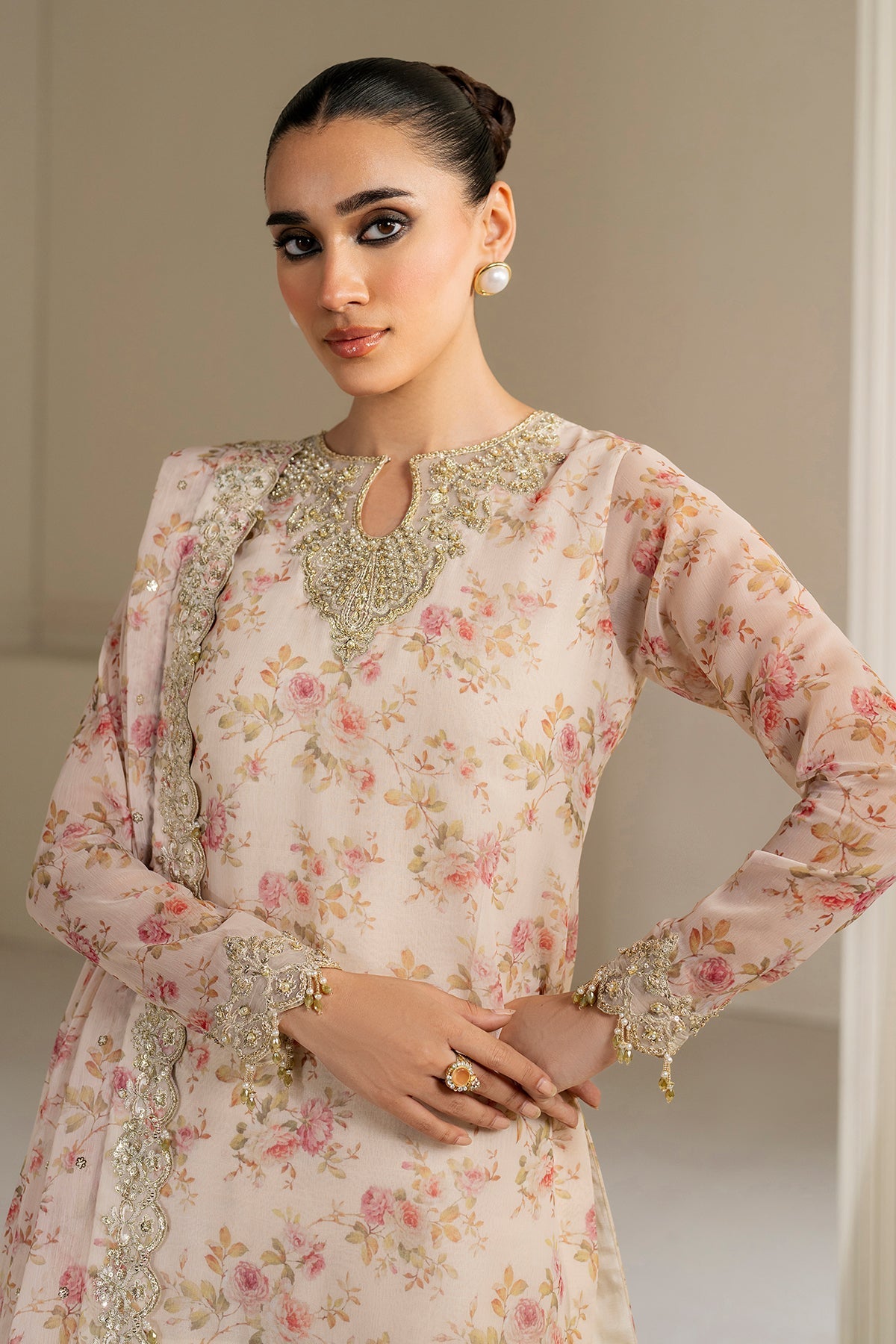 Organza Suit (3-Piece) by Baroque – SF-4164, Photo 4
