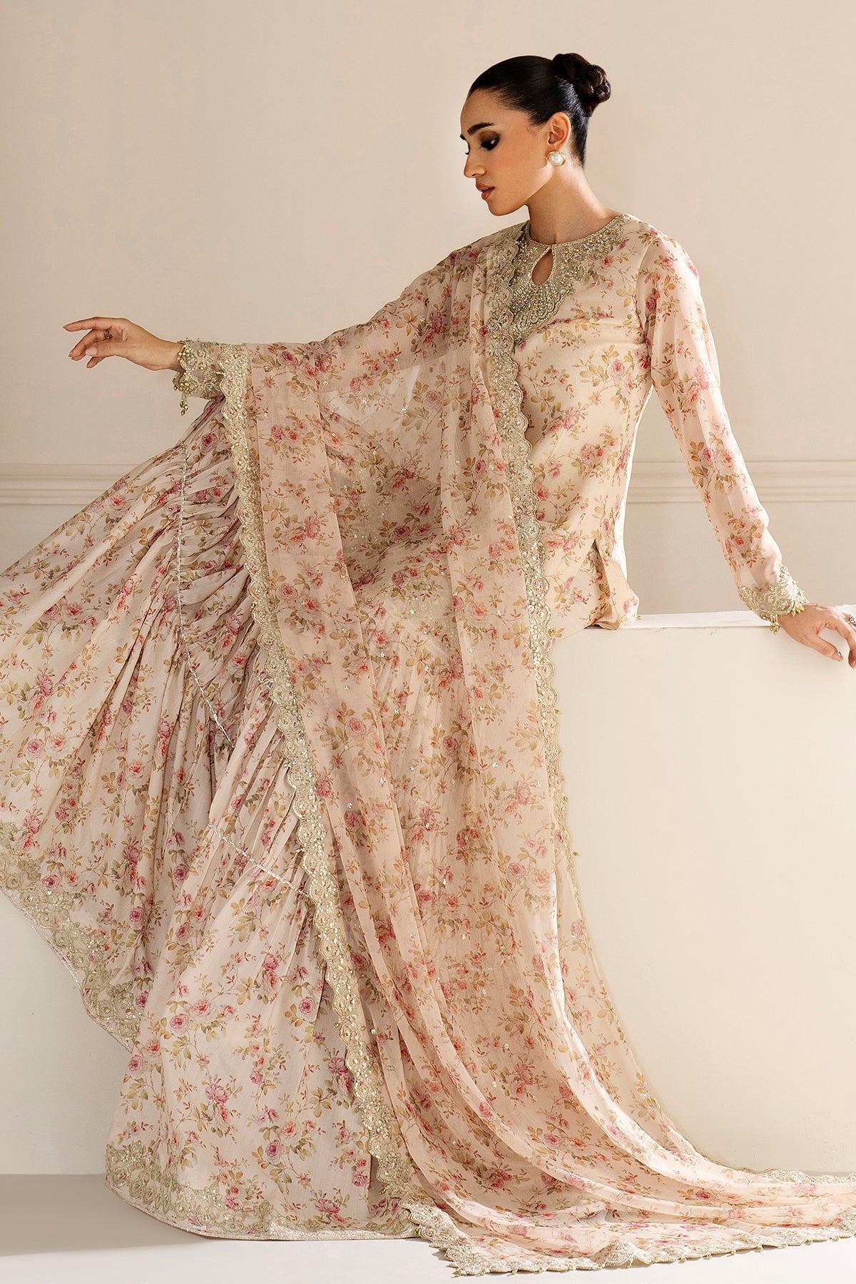 Organza Suit (3-Piece) by Baroque – SF-4164, Photo 5