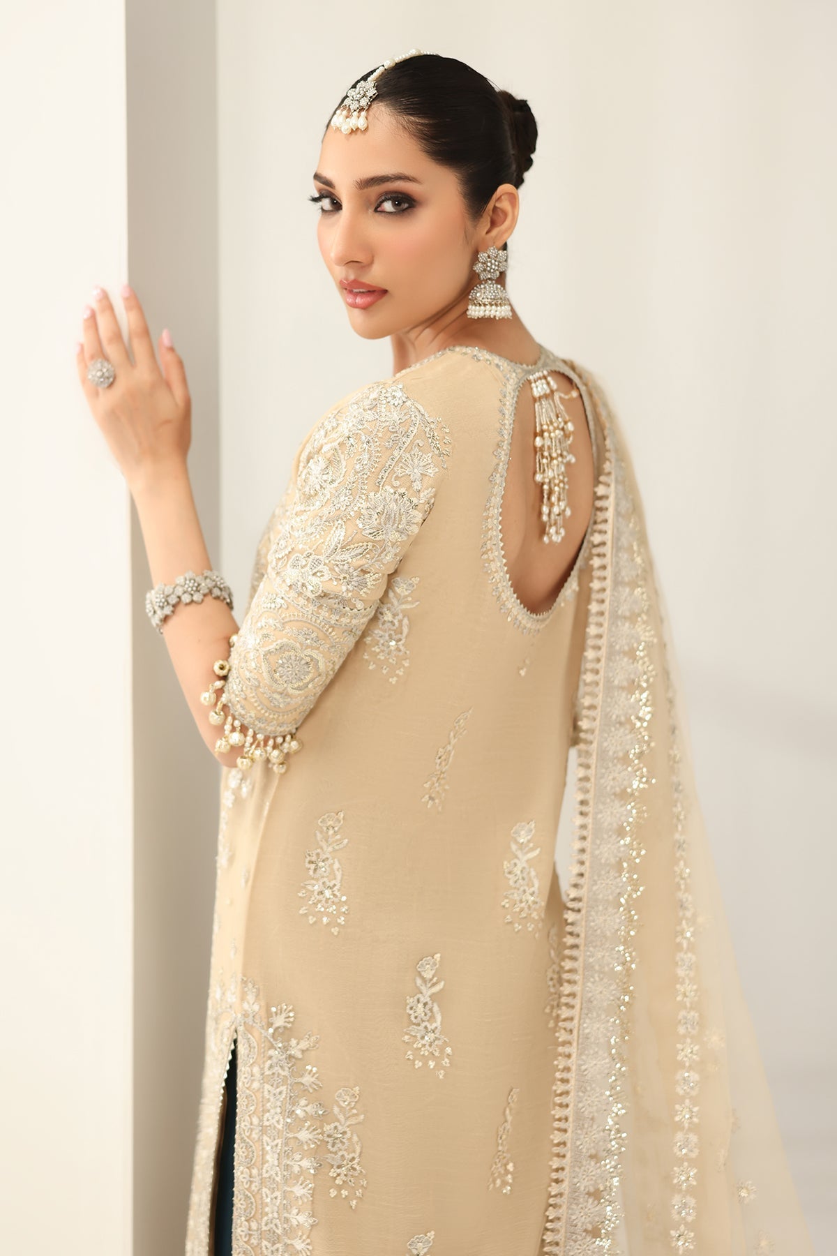 Organza Gharara Set (3-Piece) by Baroque – SF-4183, Photo 5