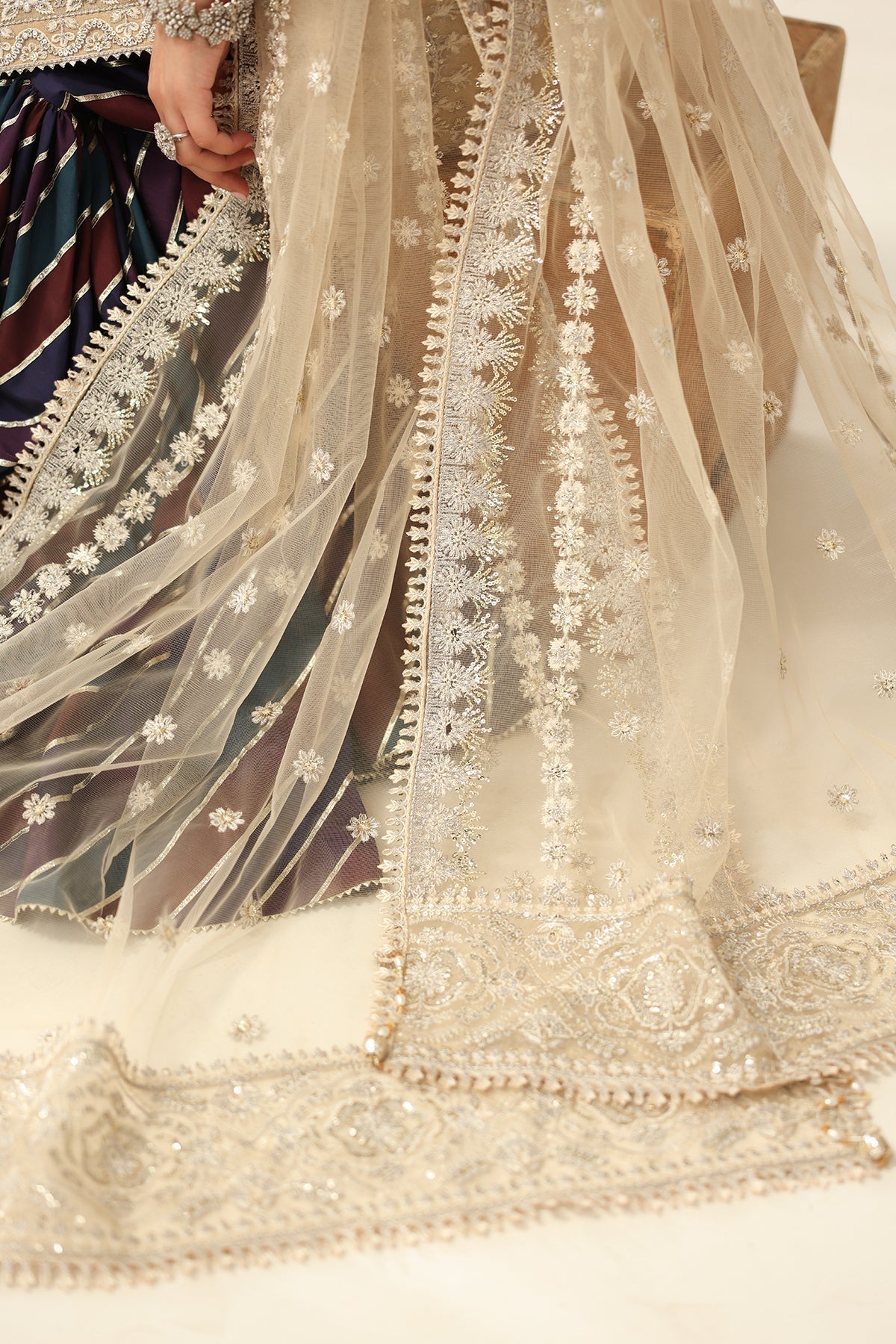 Organza Gharara Set (3-Piece) by Baroque – SF-4183, Photo 7