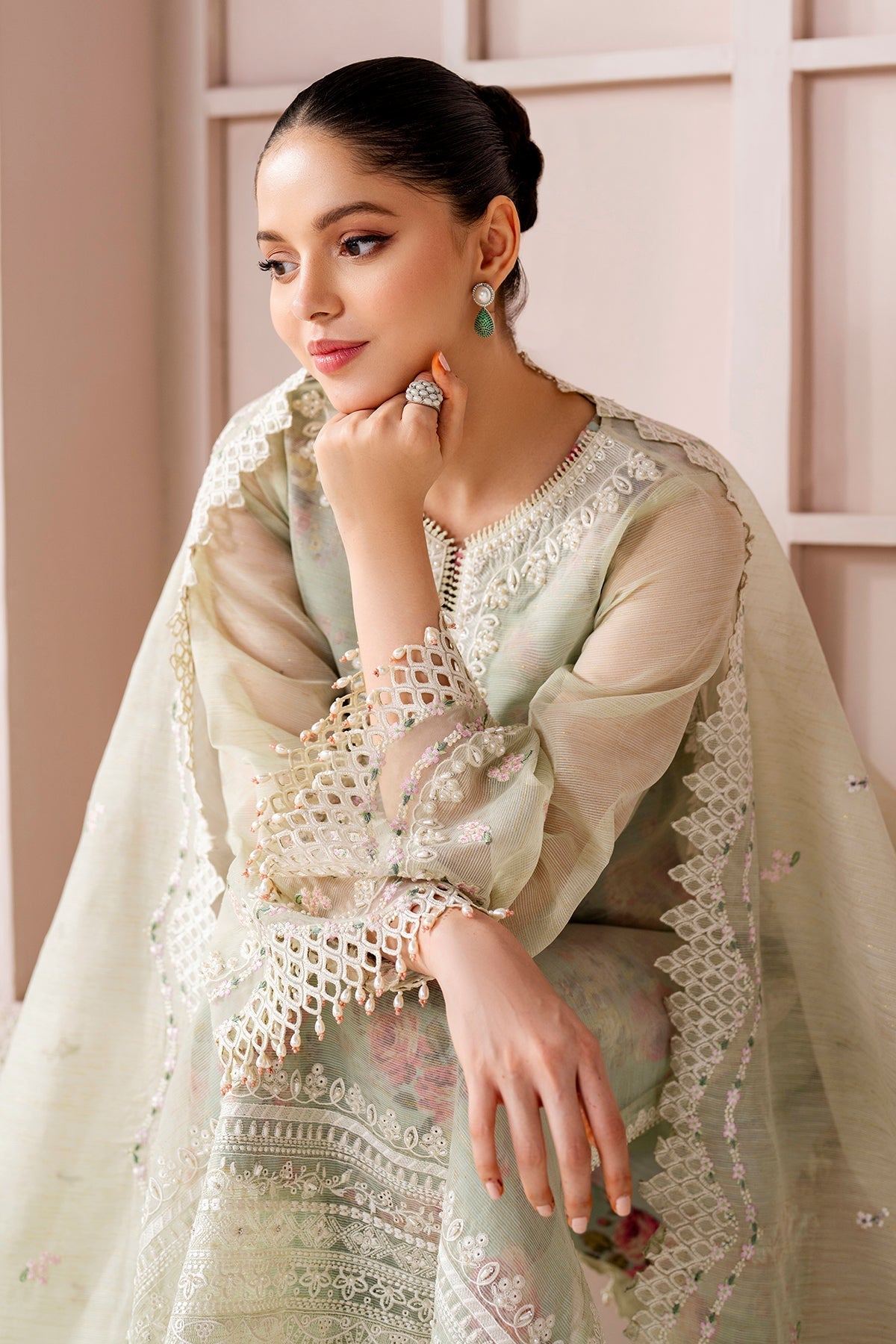 Organza Suit (3-Piece) by Baroque – SF-4188, Photo 5