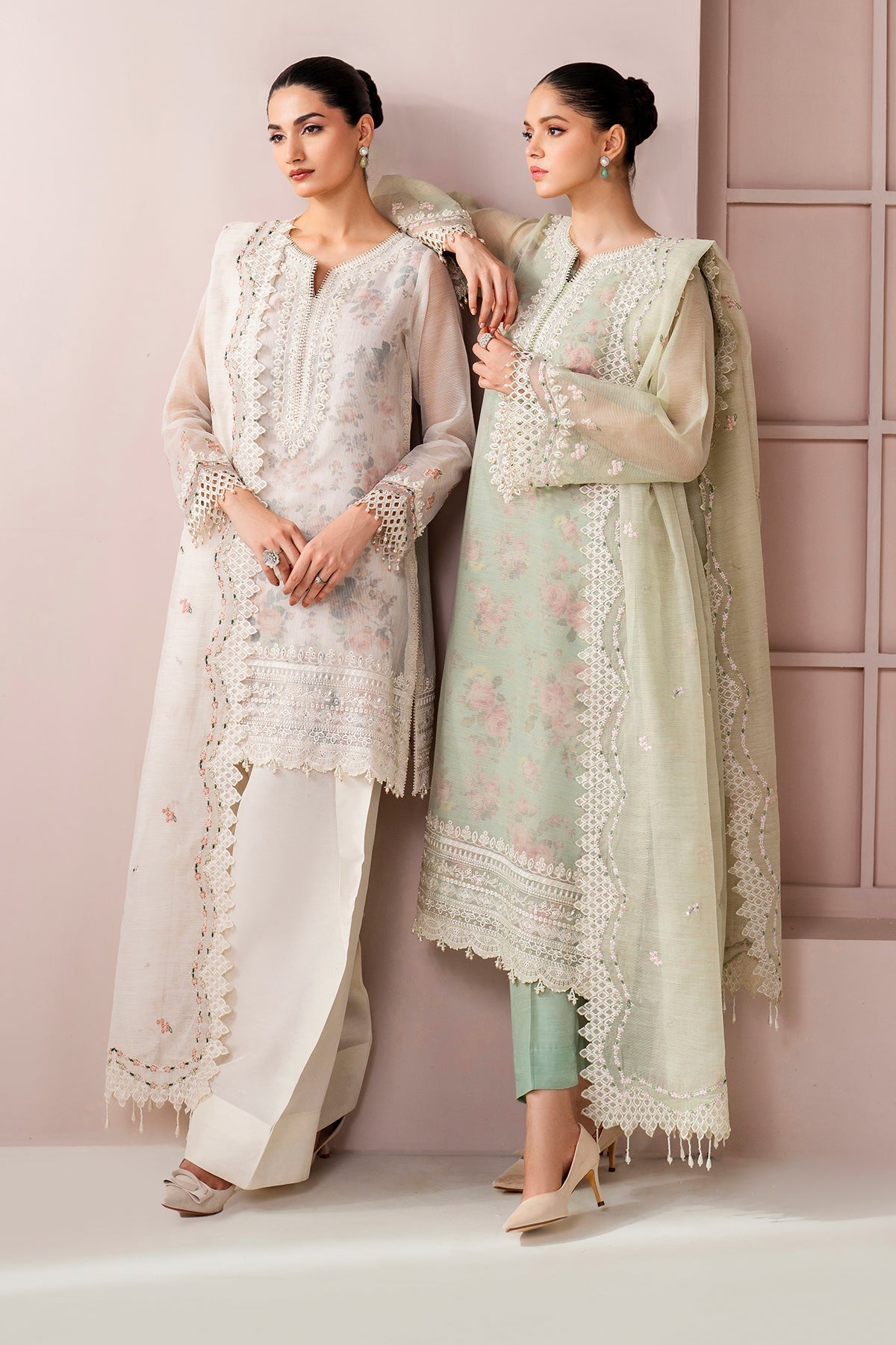 Organza Suit (3-Piece) by Baroque – SF-4188, Photo 9