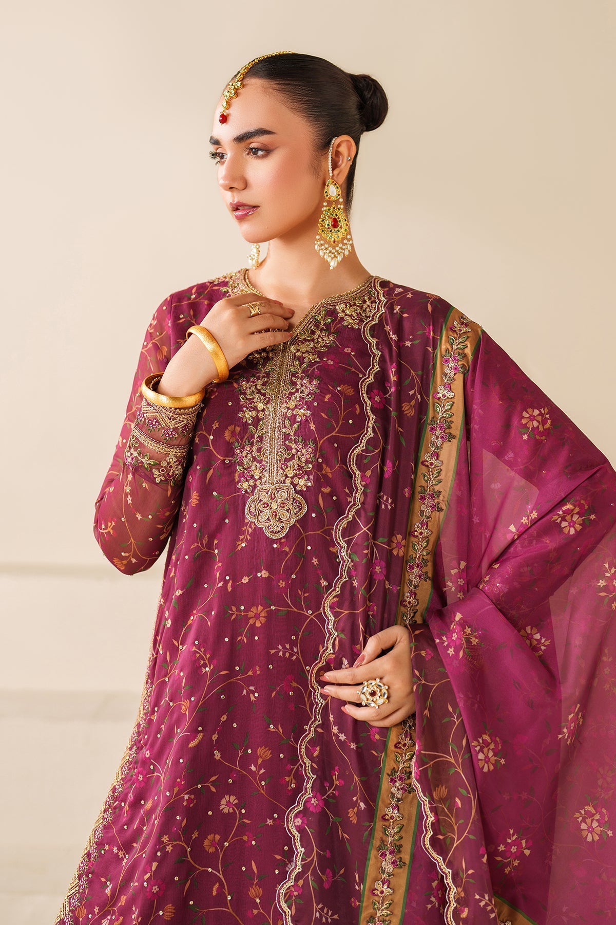 Organza Suit (3-Piece) by Baroque – SF-4277, Photo 3