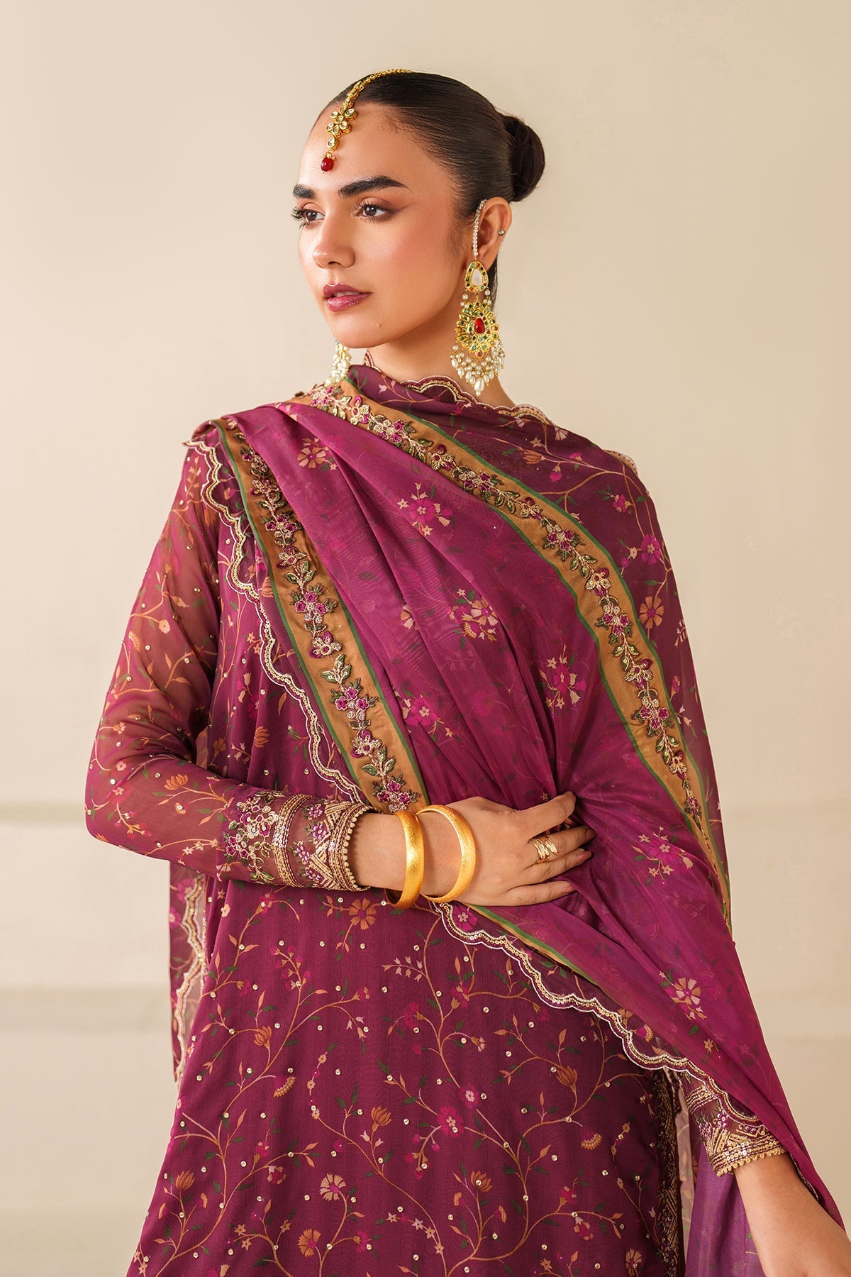 Organza Suit (3-Piece) by Baroque – SF-4277, Photo 4