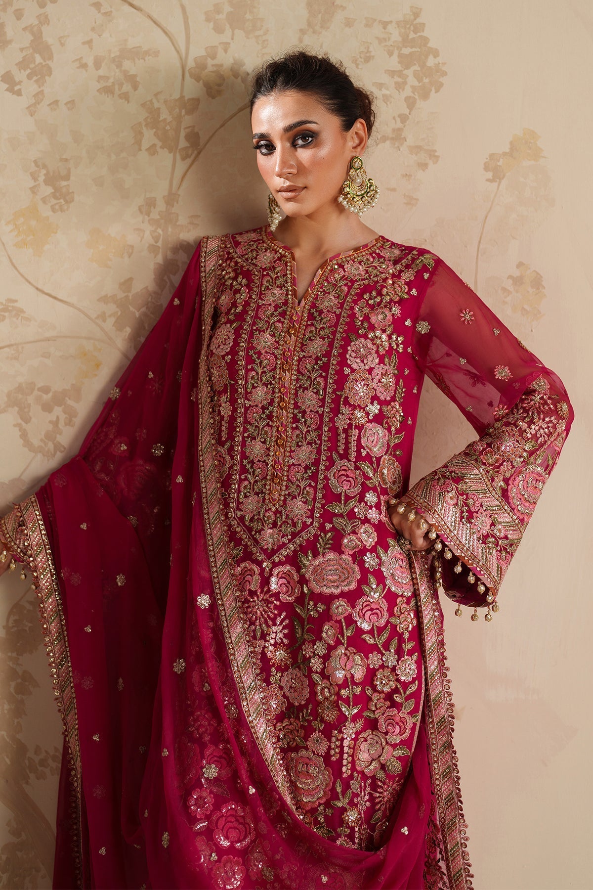 Organza Suit (3-Piece) by Baroque – SF-4363, Photo 6