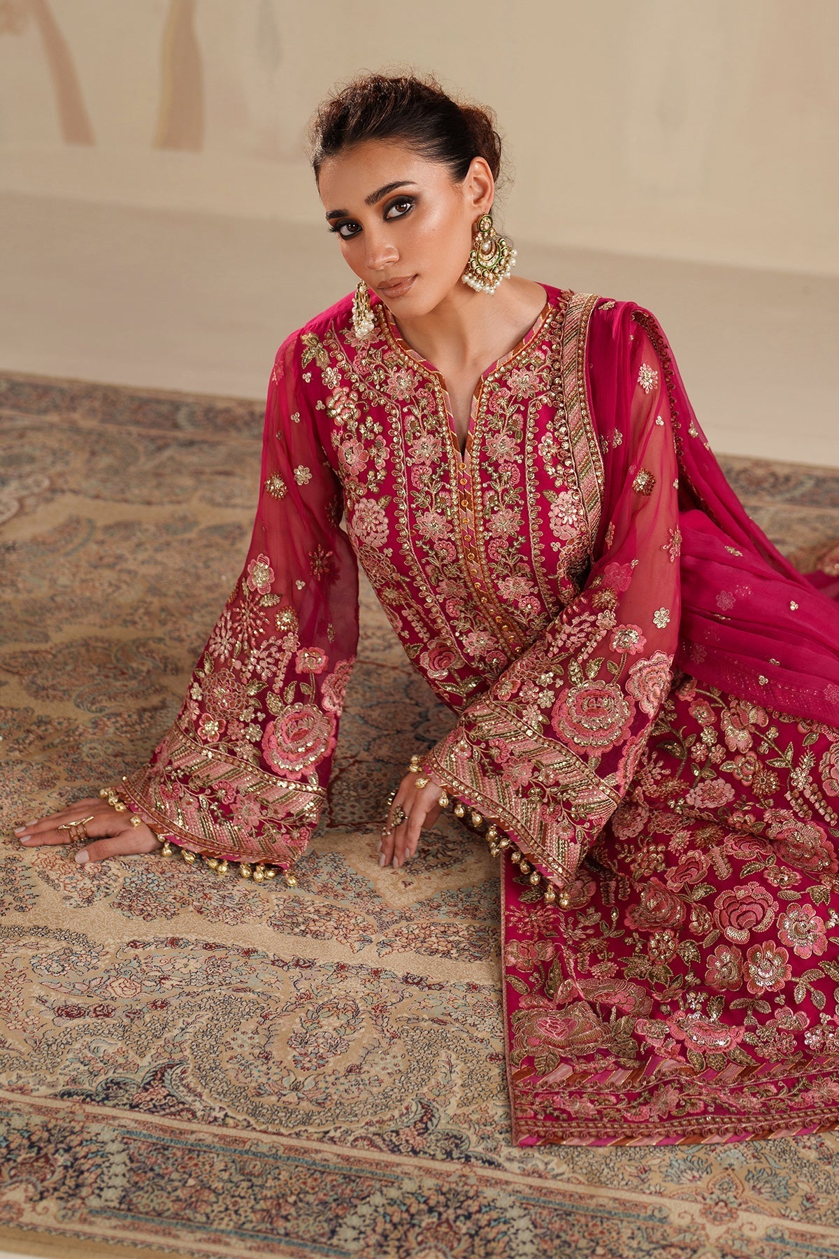 Organza Suit (3-Piece) by Baroque – SF-4363, Photo 8