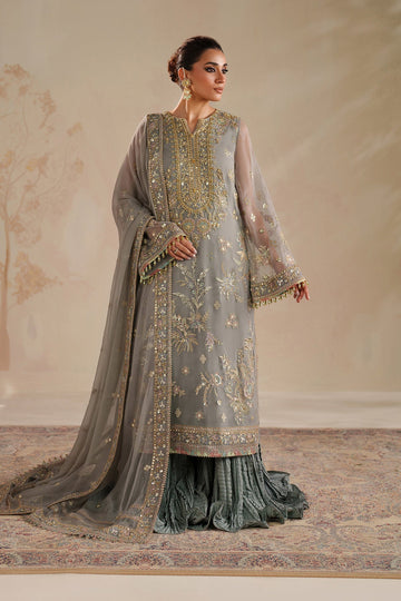 Organza Sharara Set (3-Piece) by Baroque – SF-4364