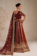 Maroon Raw Silk Suit (3-Piece) by Baroque – SF-4366, Photo 2