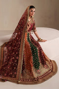 Maroon Raw Silk Suit (3-Piece) by Baroque – SF-4366, Photo 7