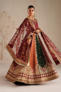 Maroon Raw Silk Suit (3-Piece) by Baroque – SF-4366, Photo 8