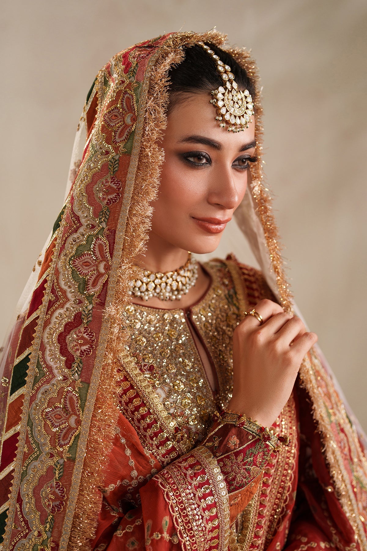 Organza Suit (3-Piece) by Baroque – SF-4368, Photo 7