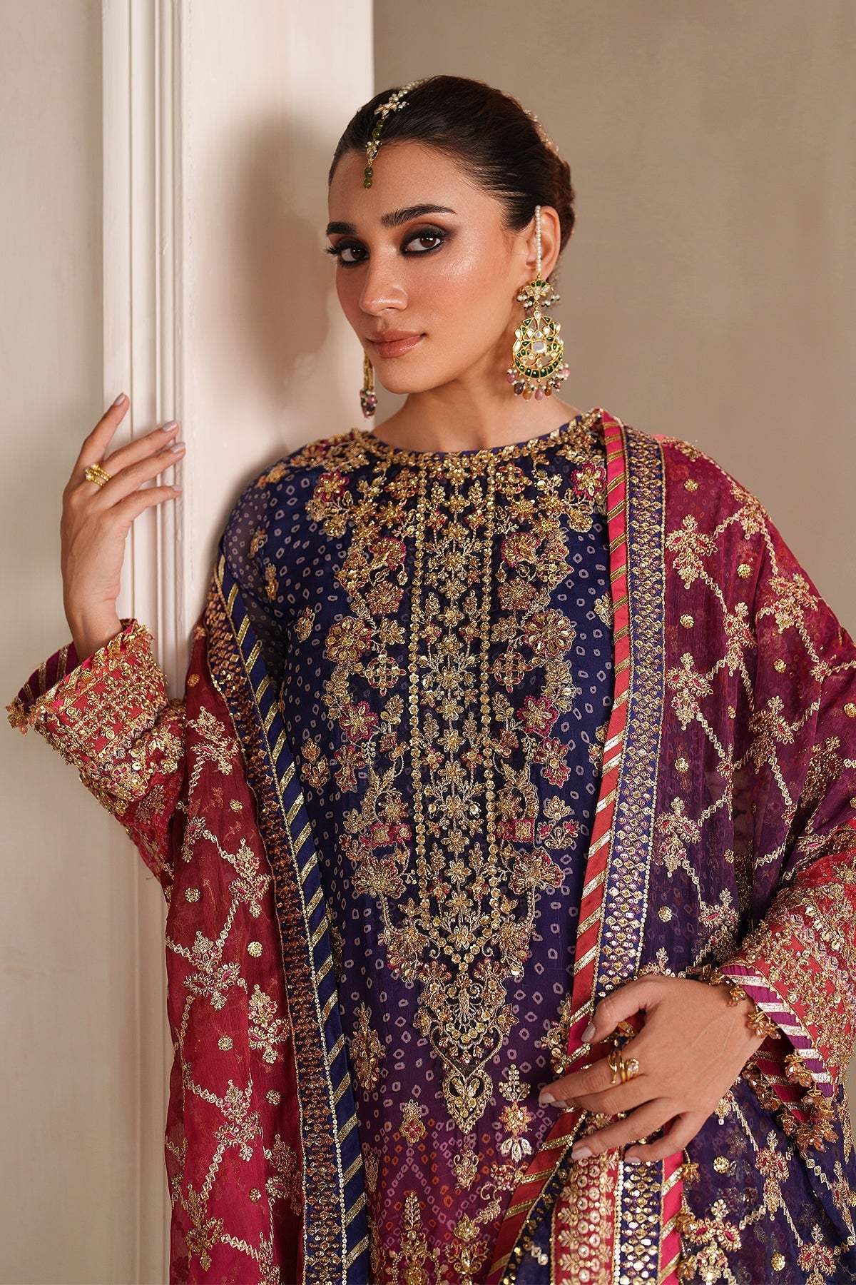 Organza Suit (3-Piece) by Baroque – SF-4369, Photo 5