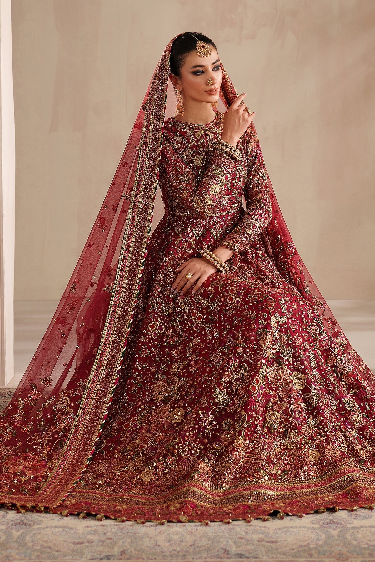 Organza Suit (3-Piece) by Baroque – SF-4370, Photo 8