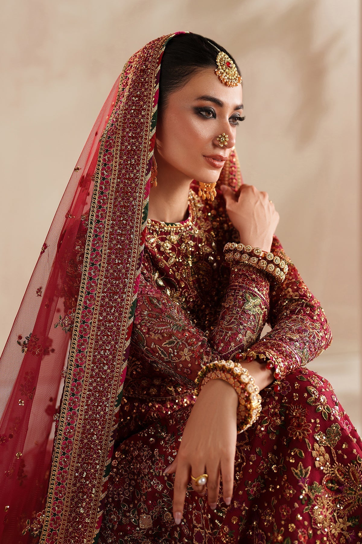 Organza Suit (3-Piece) by Baroque – SF-4370, Photo 11