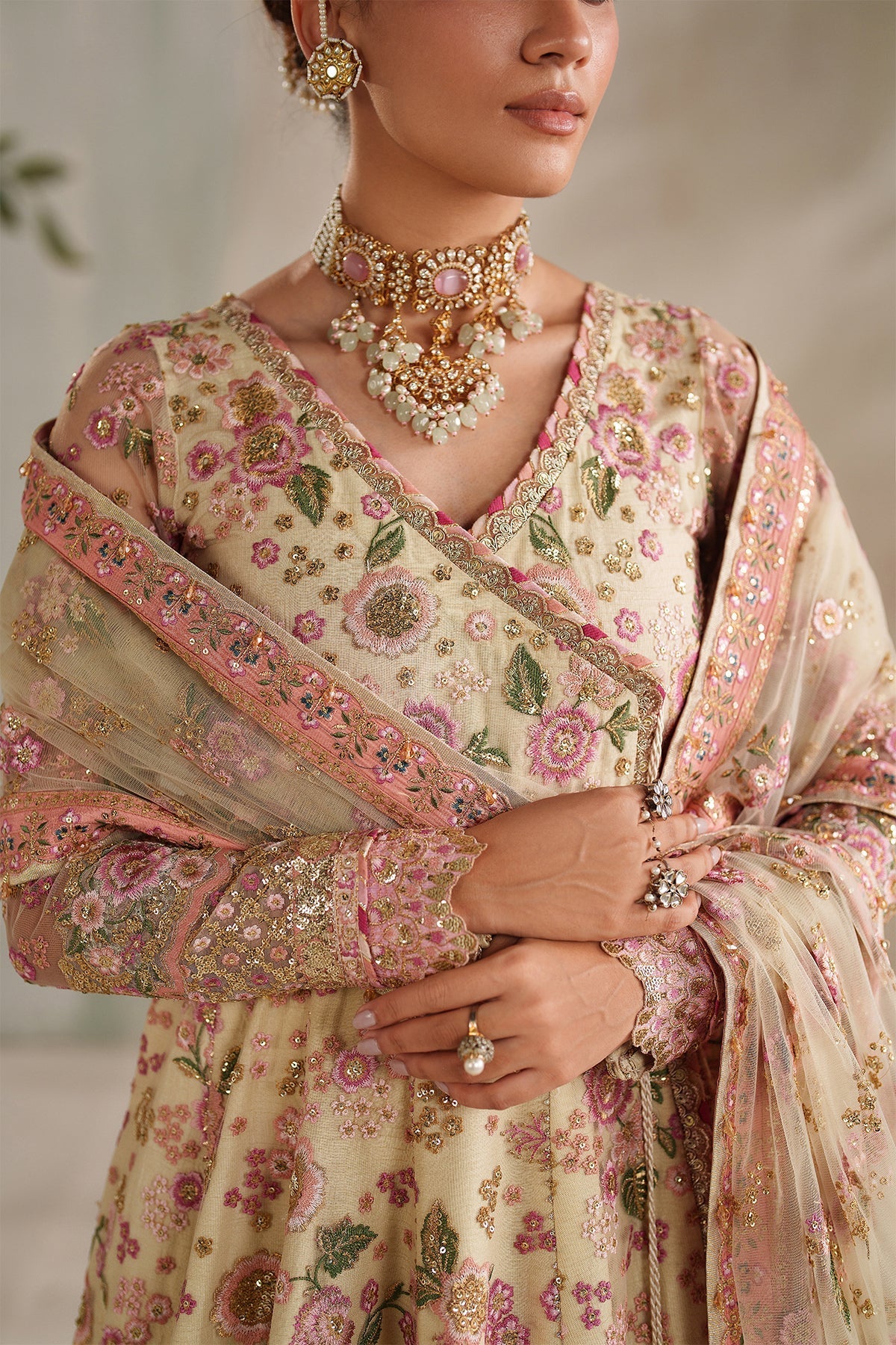 Organza Sharara Set (3-Piece) by Baroque – SF-4371, Photo 4