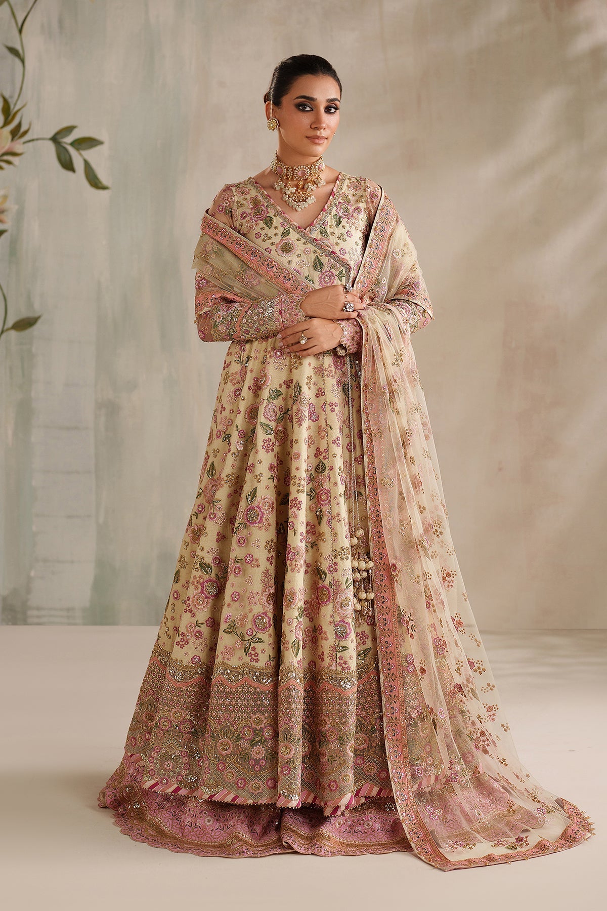 Organza Sharara Set (3-Piece) by Baroque – SF-4371, Photo 9