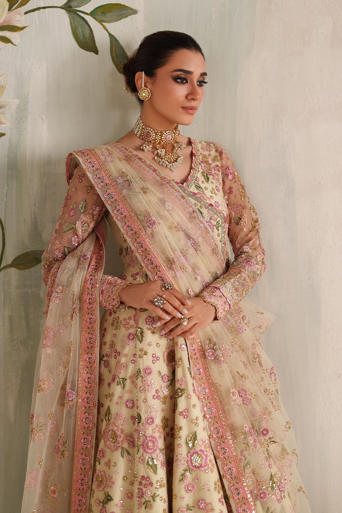 Organza Sharara Set (3-Piece) by Baroque – SF-4371, Photo 10