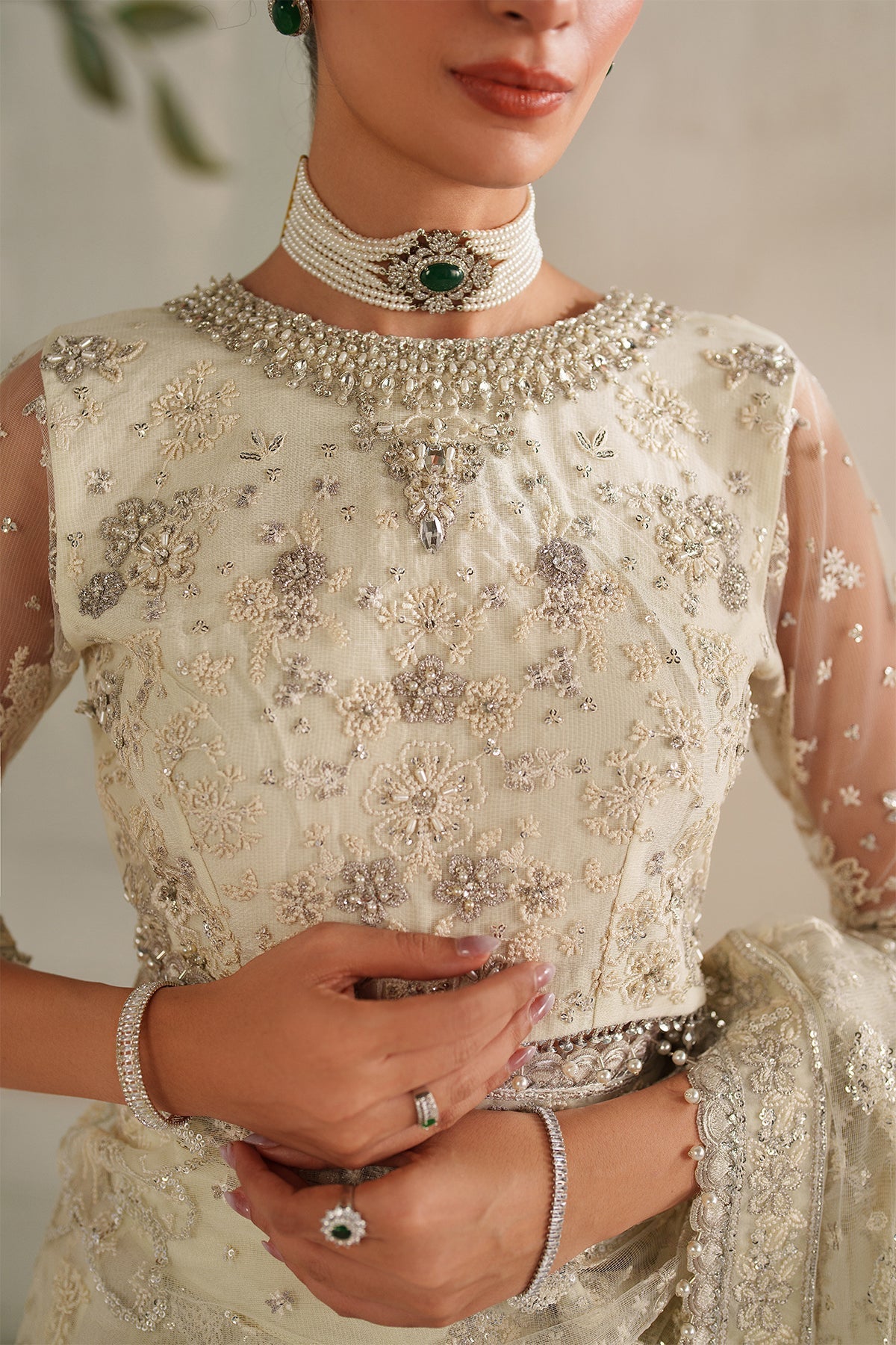 Organza Suit (3-Piece) by Baroque – SF-4372, Photo 3