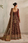 Maroon Chiffon Suit (3-Piece) by Baroque – SF-4376, Photo 2