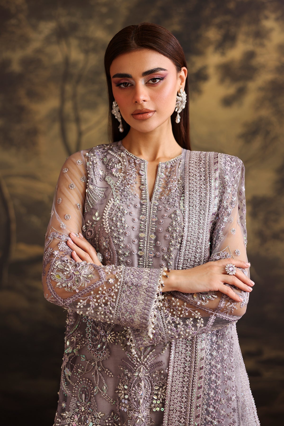 Organza Suit (3-Piece) by Baroque – SF-4379, Photo 5
