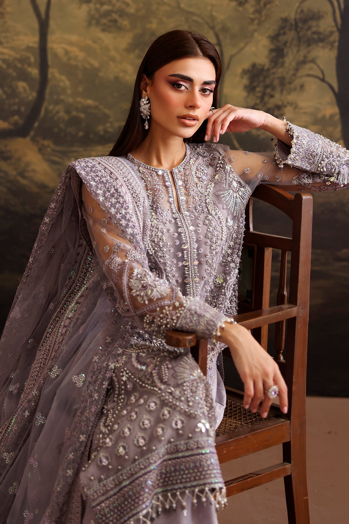 Organza Suit (3-Piece) by Baroque – SF-4379, Photo 6