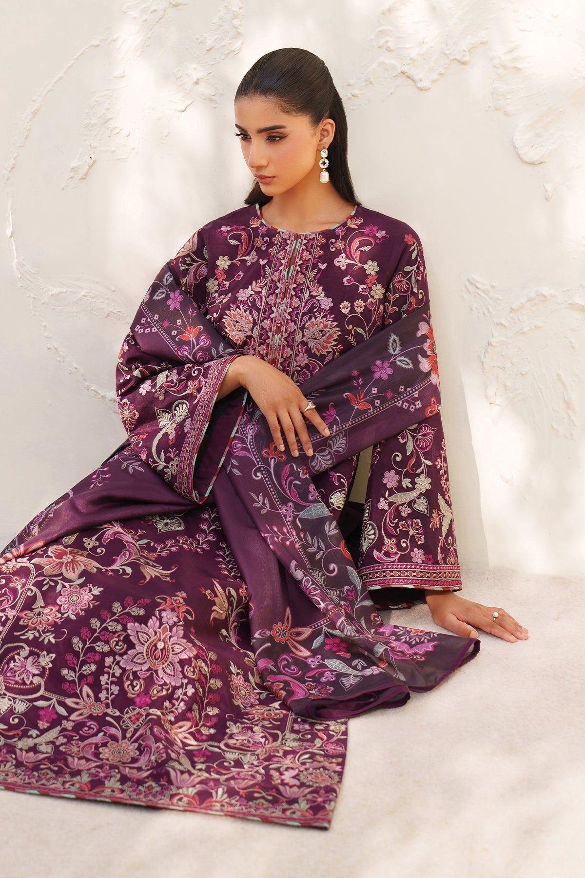 Raw Silk Suit (3-Piece) by Baroque – SF-4382, Photo 11