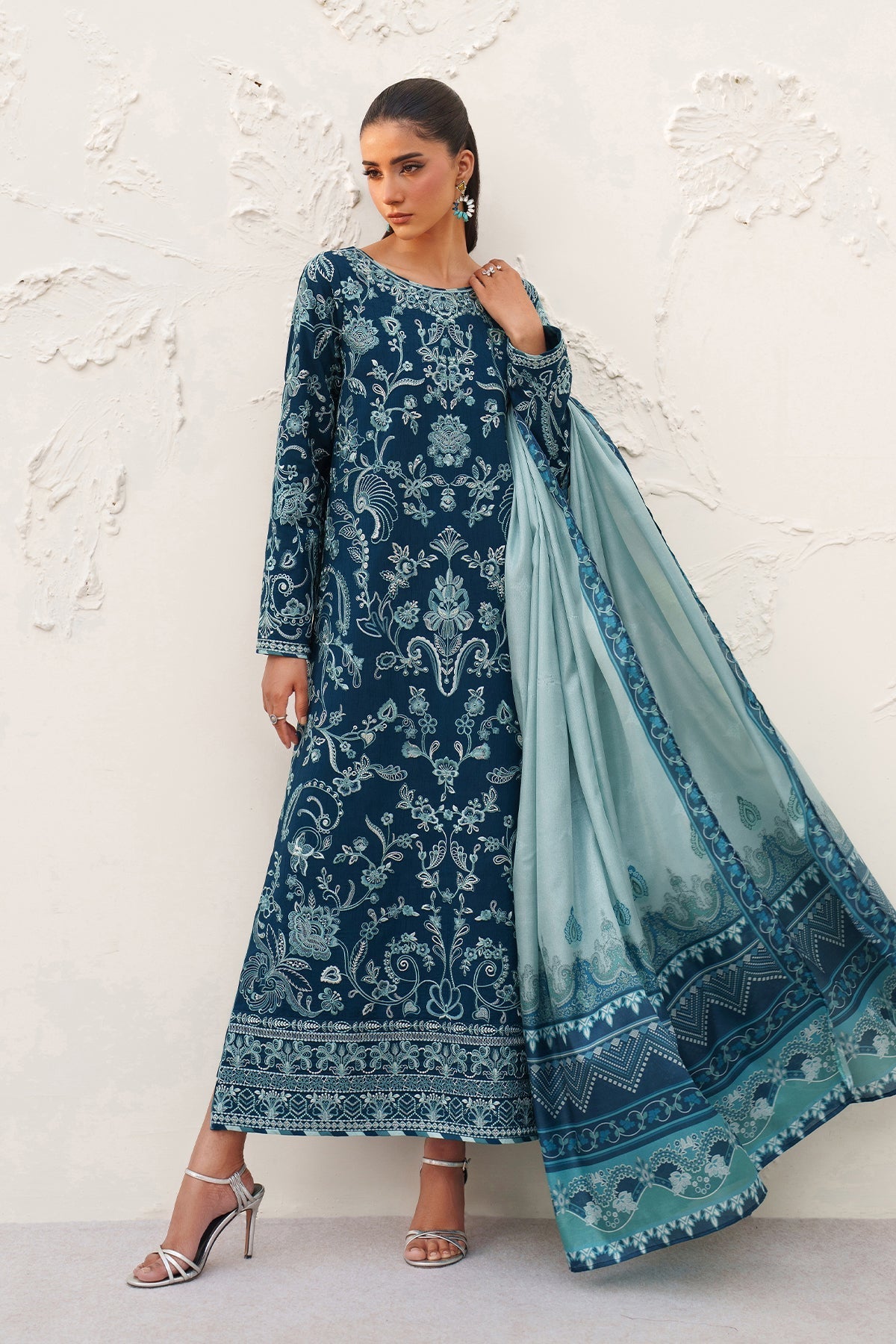 Raw Silk Suit (3-Piece) by Baroque – SF-4384, Photo 8