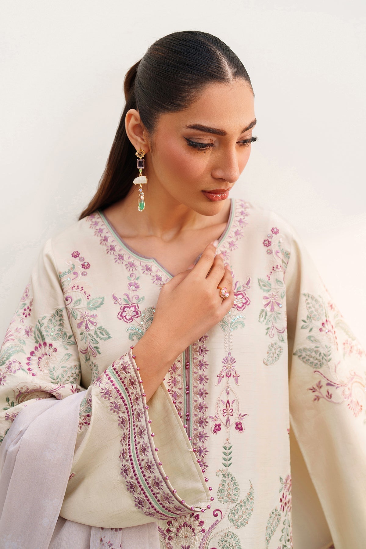 Raw Silk Suit (3-Piece) by Baroque – SF-4385, Photo 6