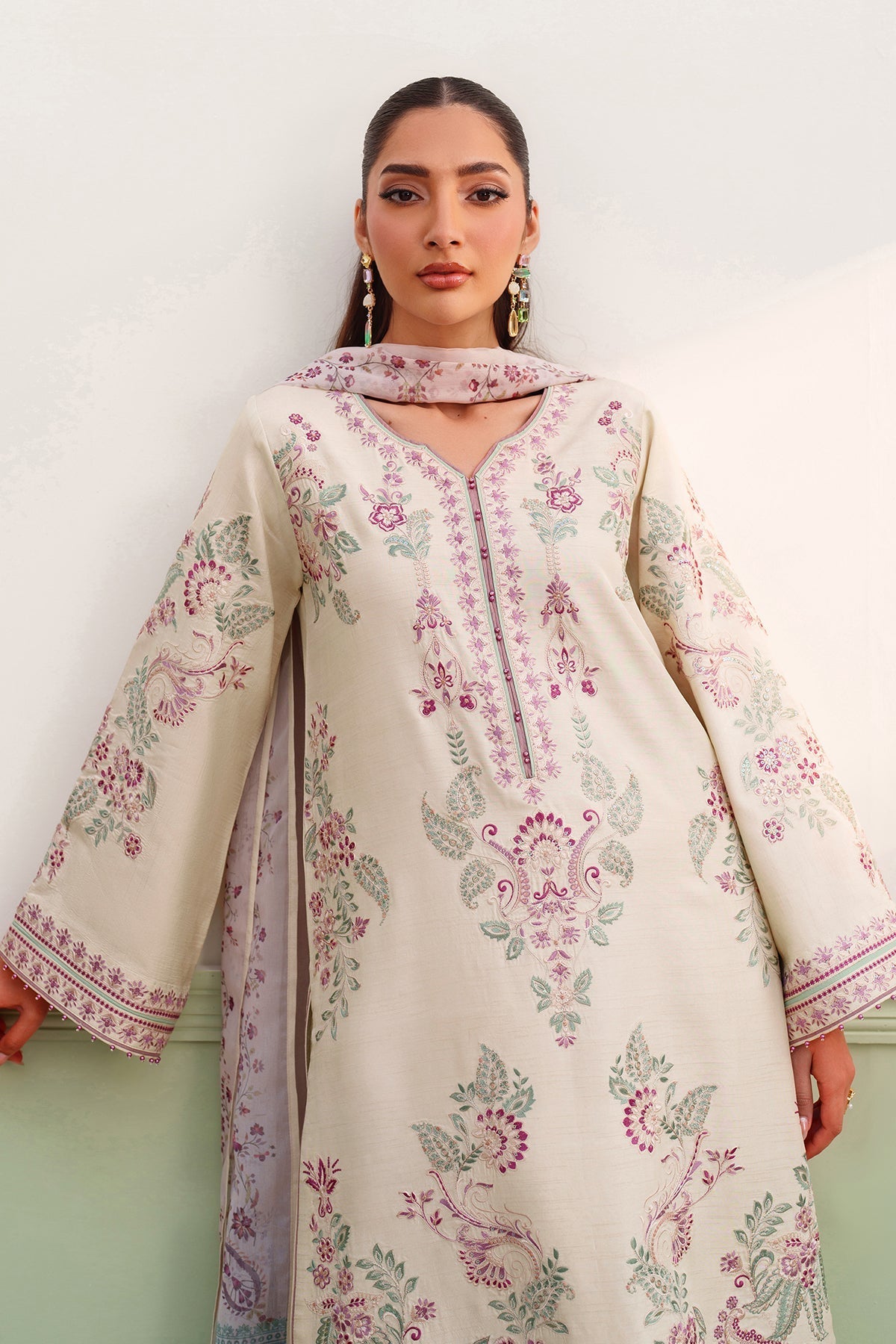 Raw Silk Suit (3-Piece) by Baroque – SF-4385, Photo 9