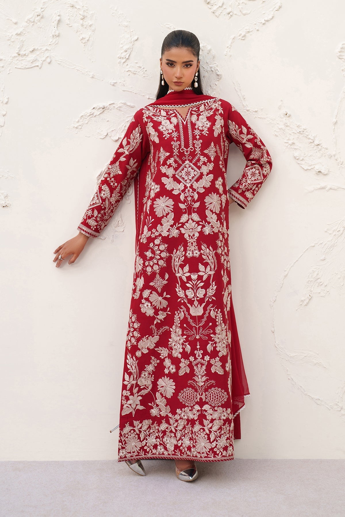 Raw Silk Suit (3-Piece) by Baroque – SF-4386