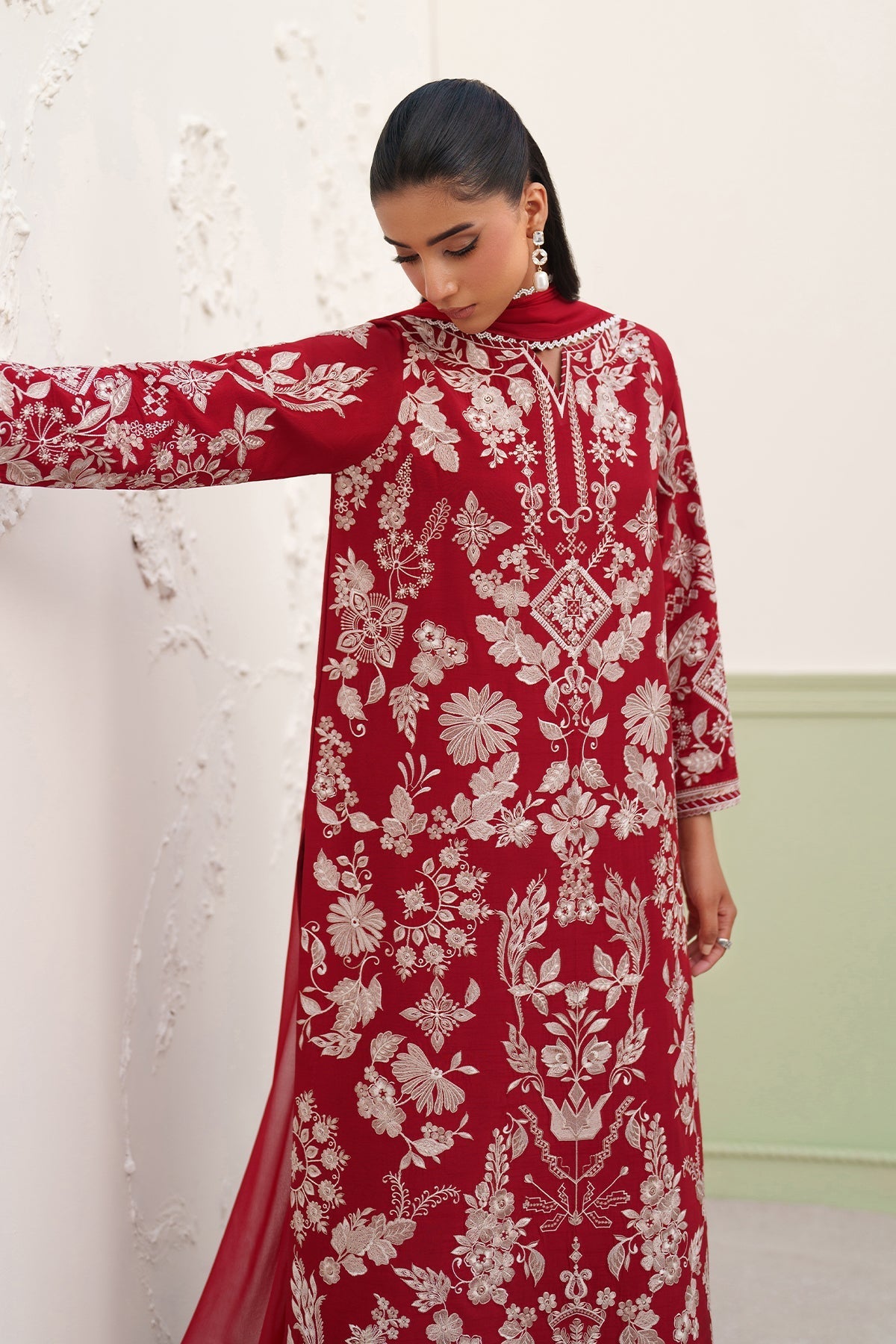 Raw Silk Suit (3-Piece) by Baroque – SF-4386, Photo 7