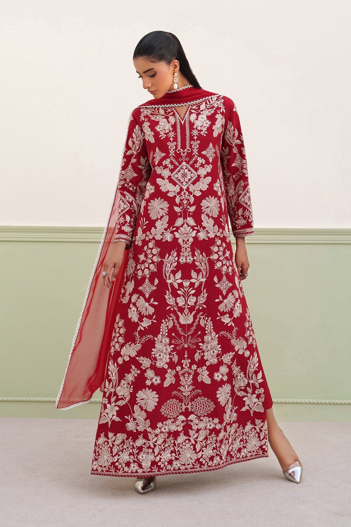 Raw Silk Suit (3-Piece) by Baroque – SF-4386, Photo 8
