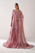 Organza Sharara Set (3-Piece) by Baroque – SF-4388