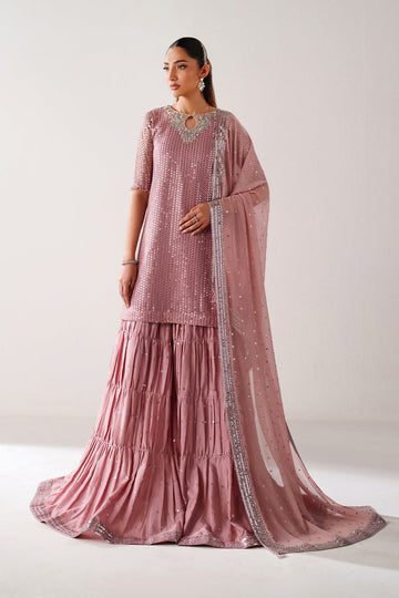 Organza Sharara Set (3-Piece) by Baroque – SF-4388