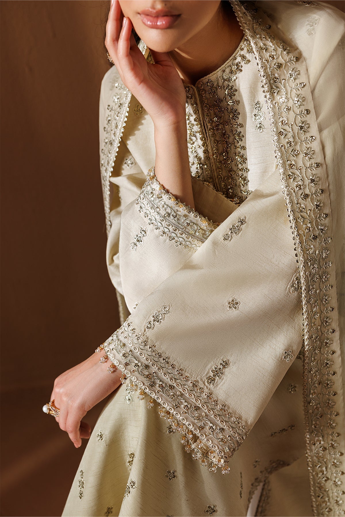 Raw Silk Suit (3-Piece) by Baroque – SF-4434, Photo 3