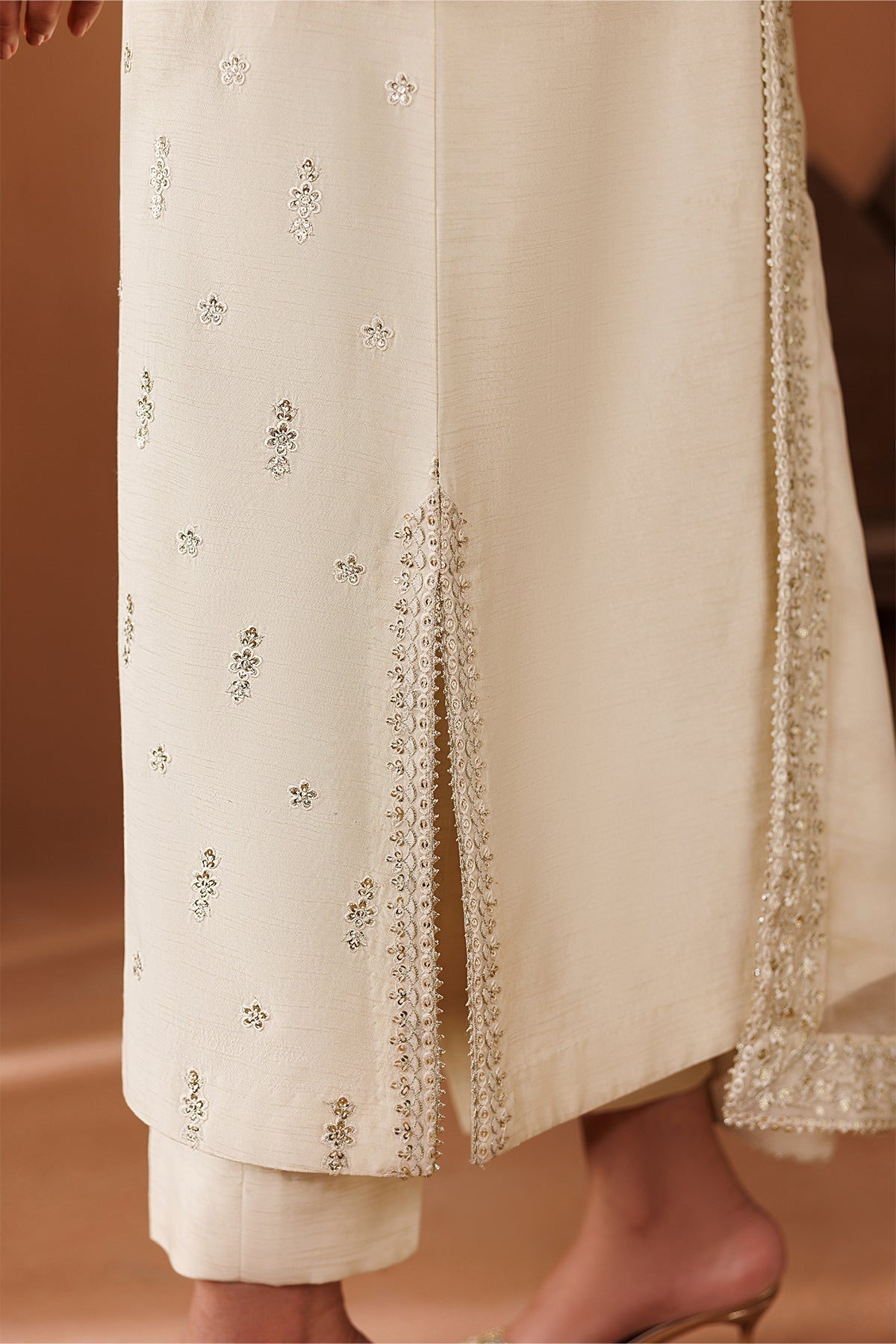 Raw Silk Suit (3-Piece) by Baroque – SF-4434, Photo 4