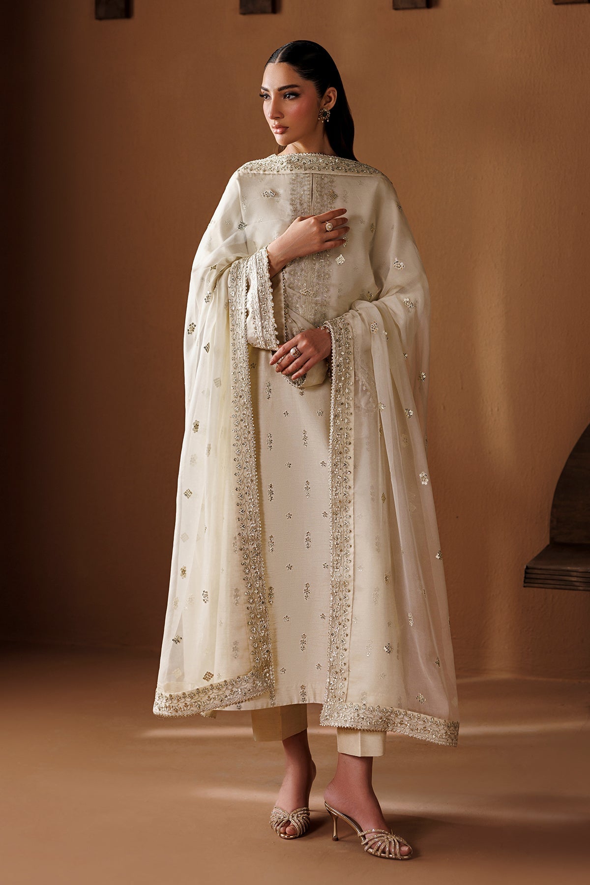 Raw Silk Suit (3-Piece) by Baroque – SF-4434, Photo 8