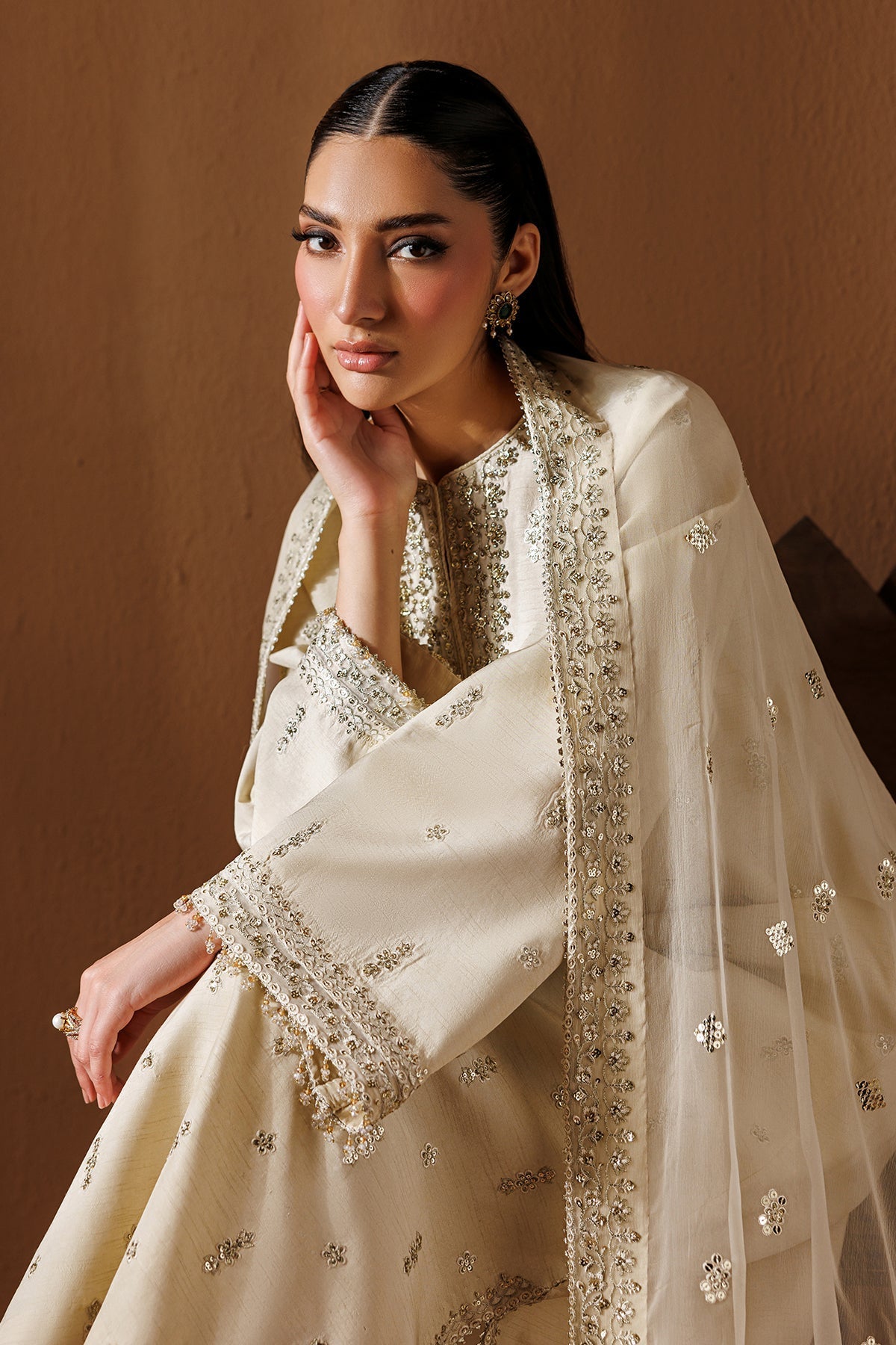 Raw Silk Suit (3-Piece) by Baroque – SF-4434, Photo 10