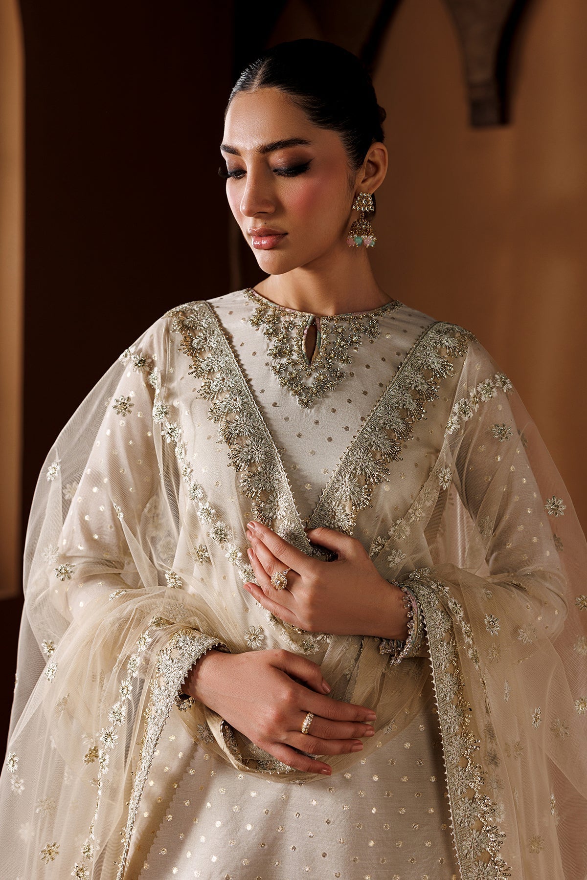 Organza Suit (3-Piece) by Baroque – SF-4435, Photo 5