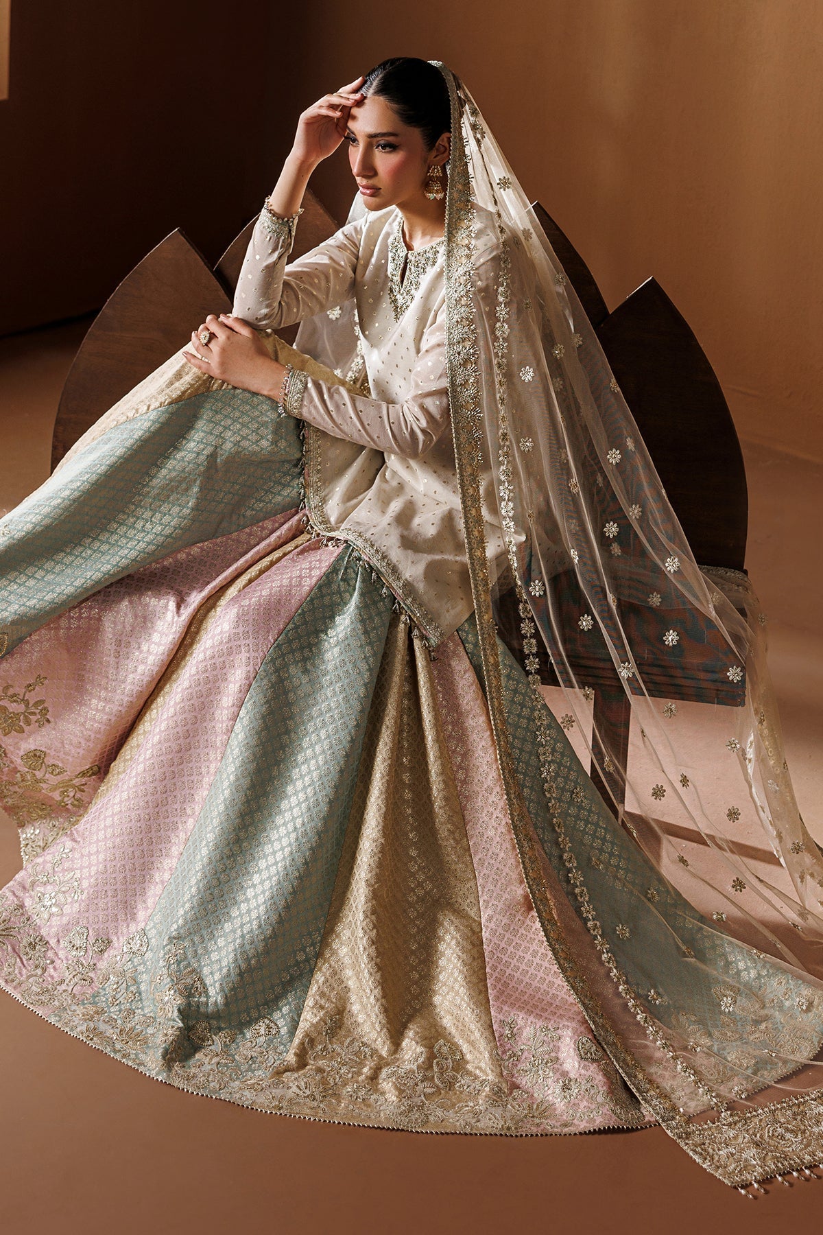 Organza Suit (3-Piece) by Baroque – SF-4435, Photo 7