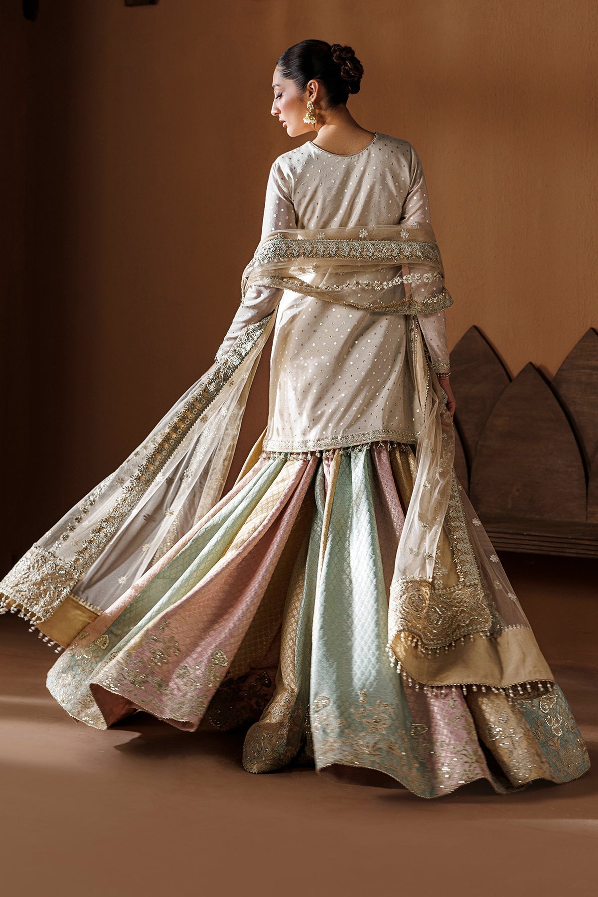 Organza Suit (3-Piece) by Baroque – SF-4435, Photo 9