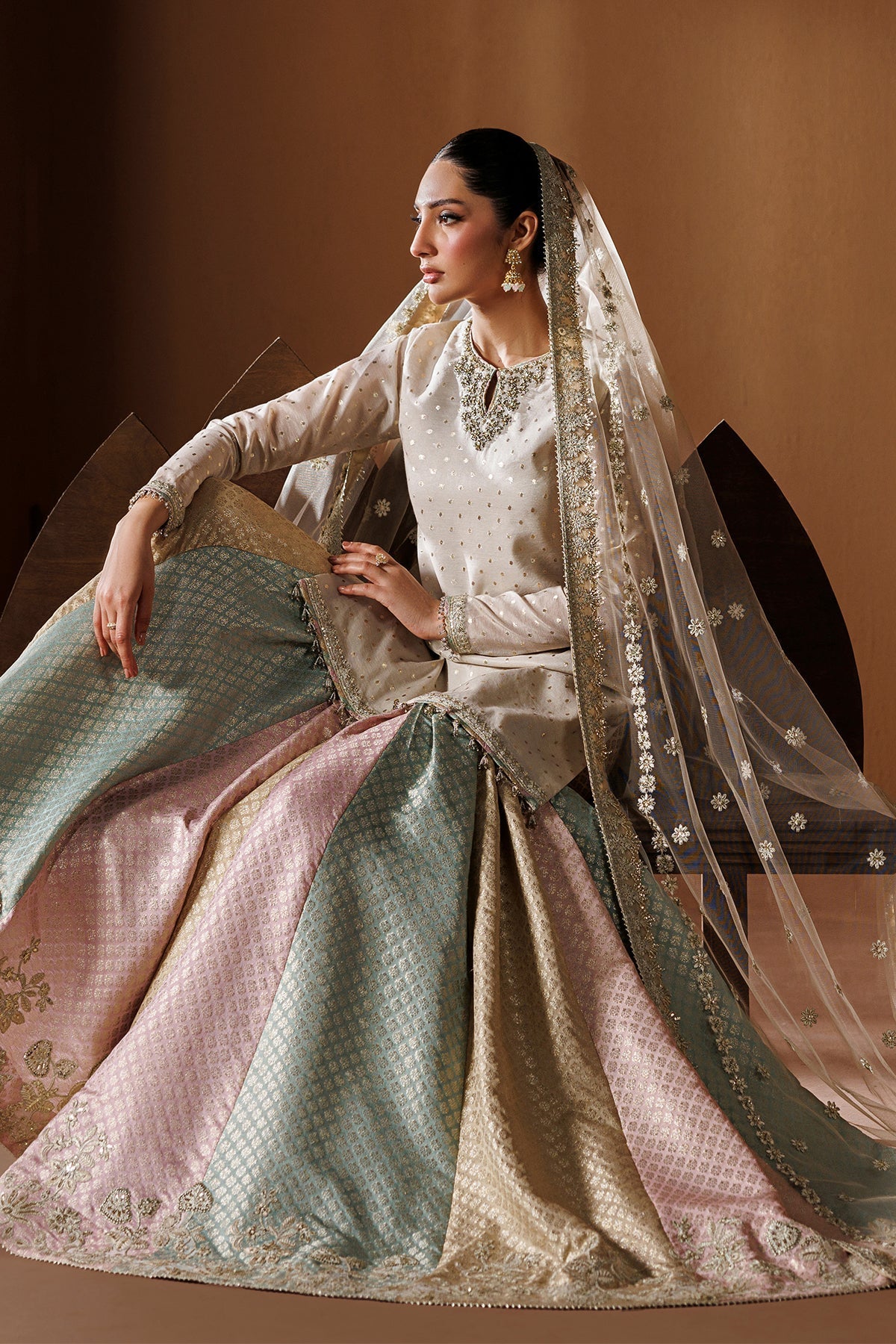 Organza Suit (3-Piece) by Baroque – SF-4435, Photo 10