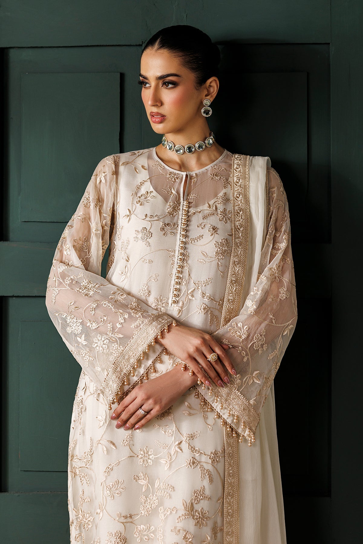 Organza Suit (3-Piece) by Baroque – SF-4437, Photo 4