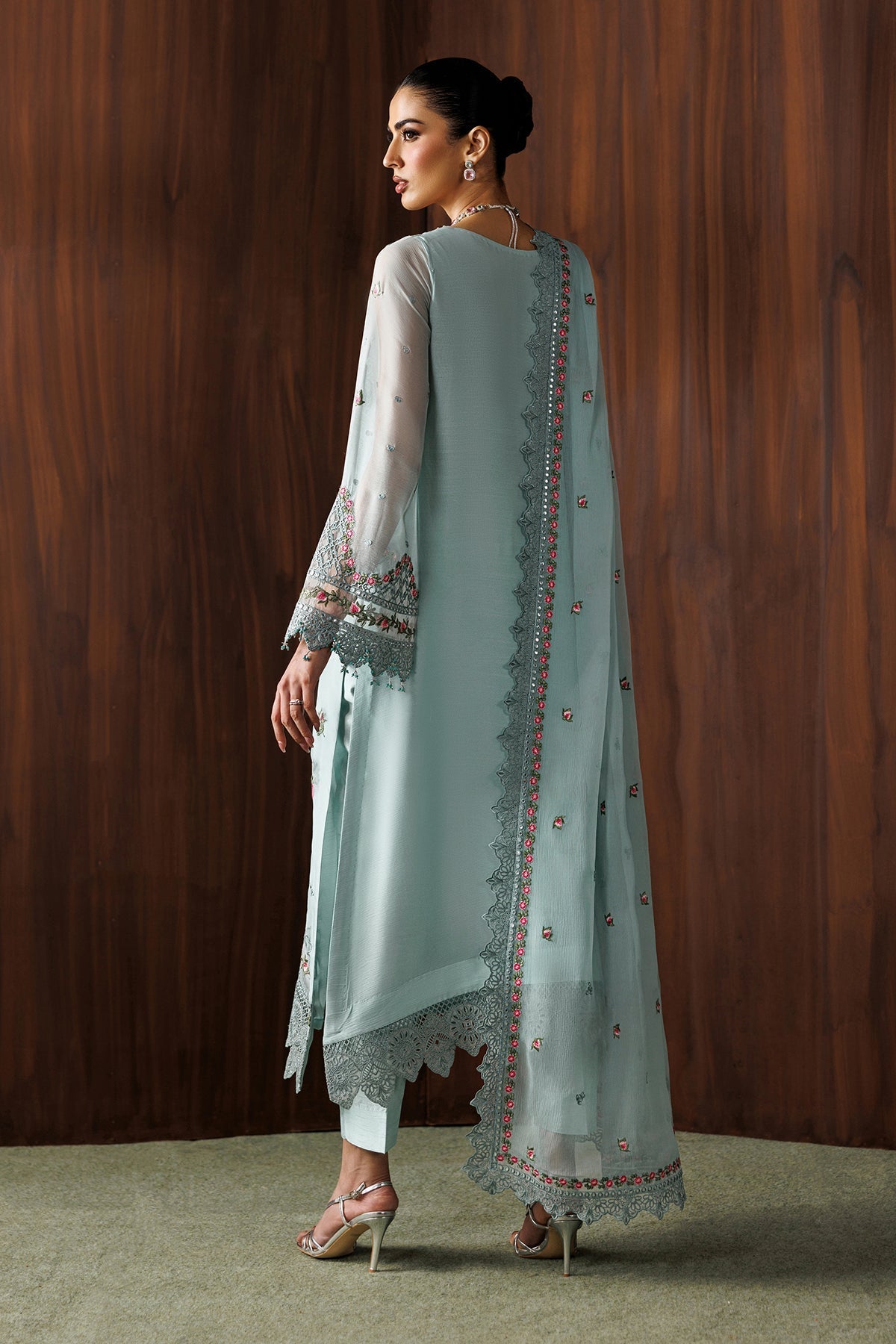 Organza Suit (3-Piece) by Baroque – SF-4438, Photo 2