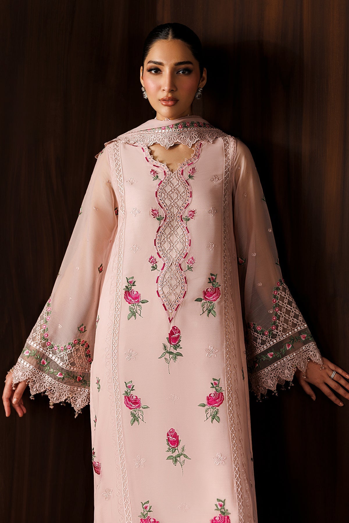 Organza Suit (3-Piece) by Baroque – SF-4439, Photo 3