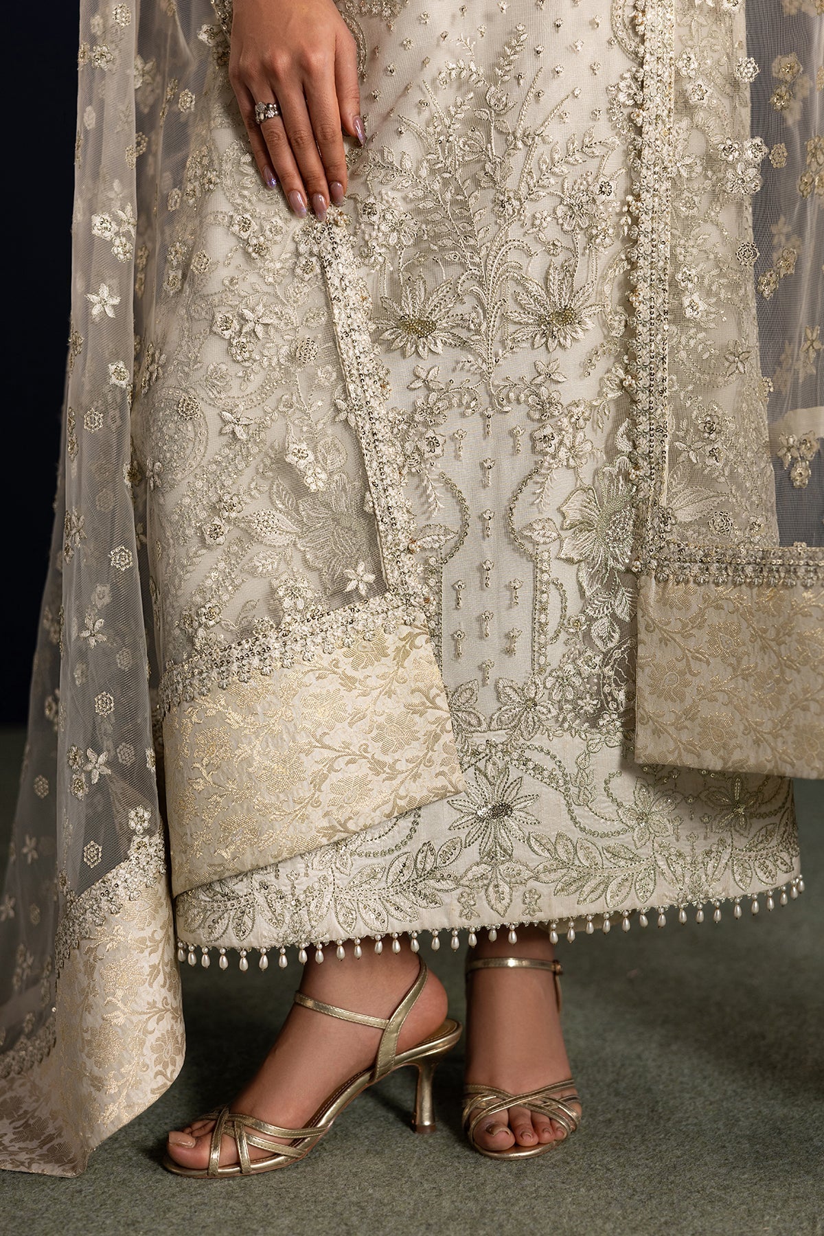 Organza Suit (3-Piece) by Baroque – SF-4448, Photo 4