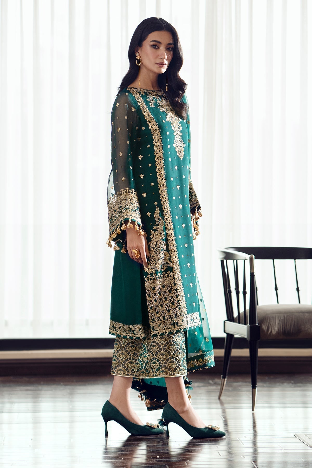 Organza Suit (3-Piece) by Baroque – SF-505, Photo 2