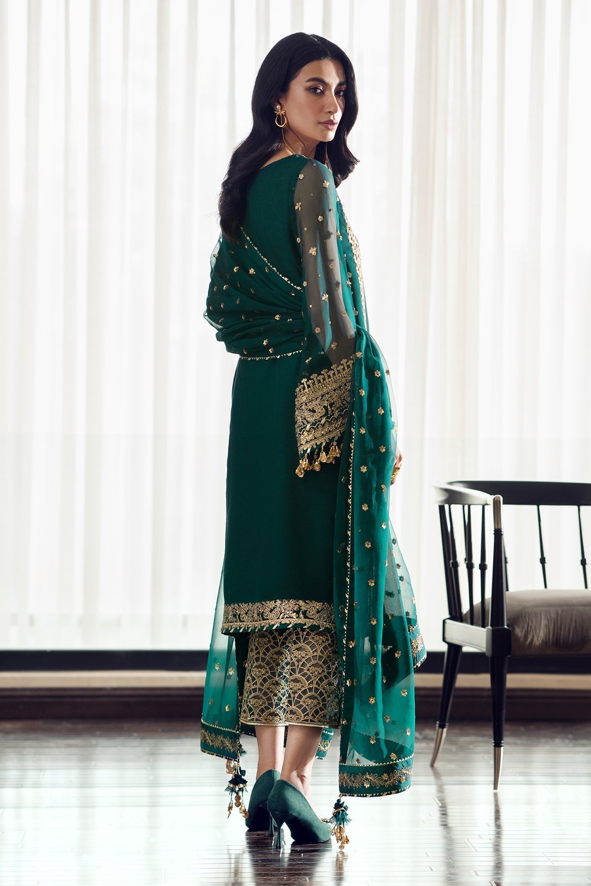 Organza Suit (3-Piece) by Baroque – SF-505, Photo 3