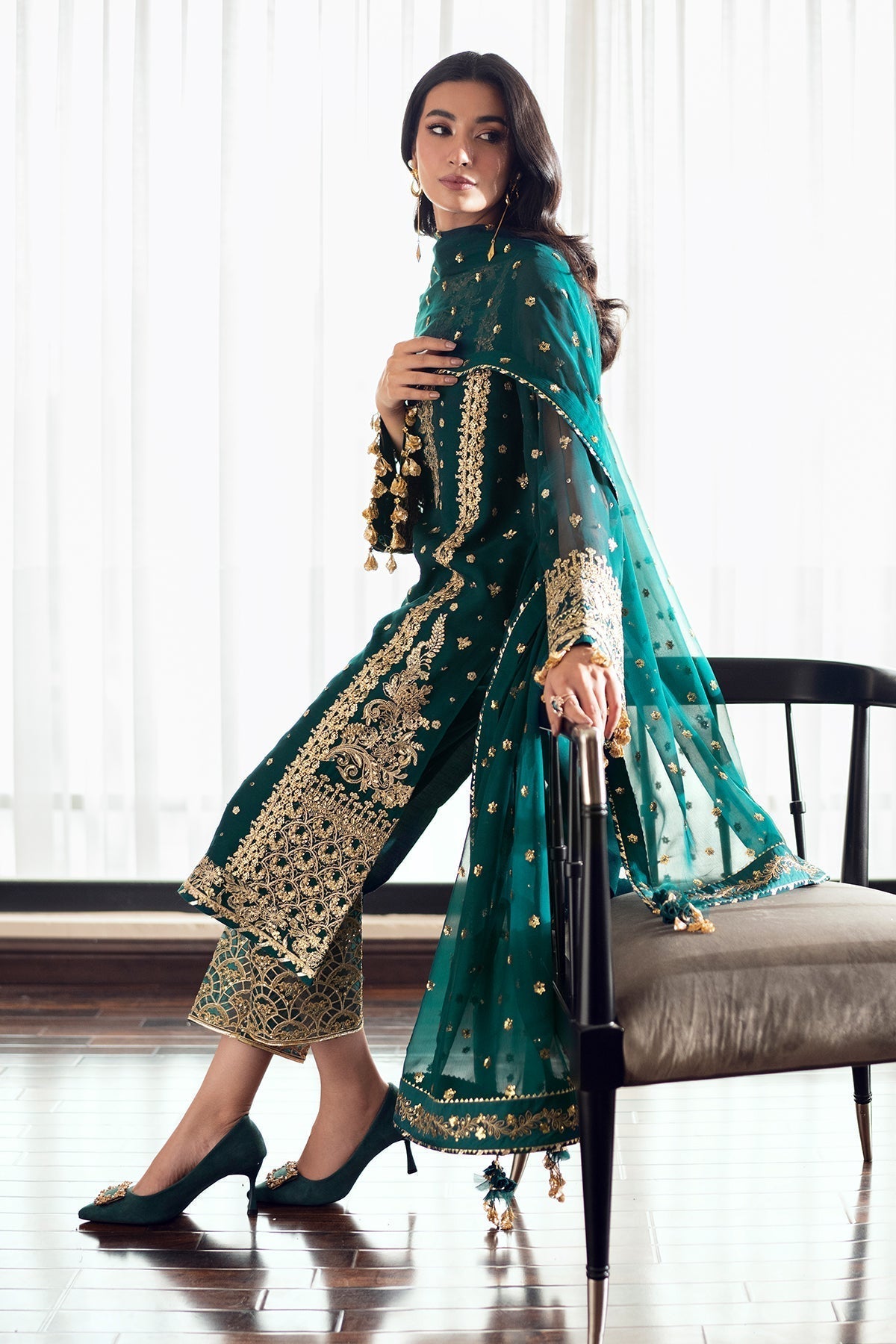 Organza Suit (3-Piece) by Baroque – SF-505, Photo 4