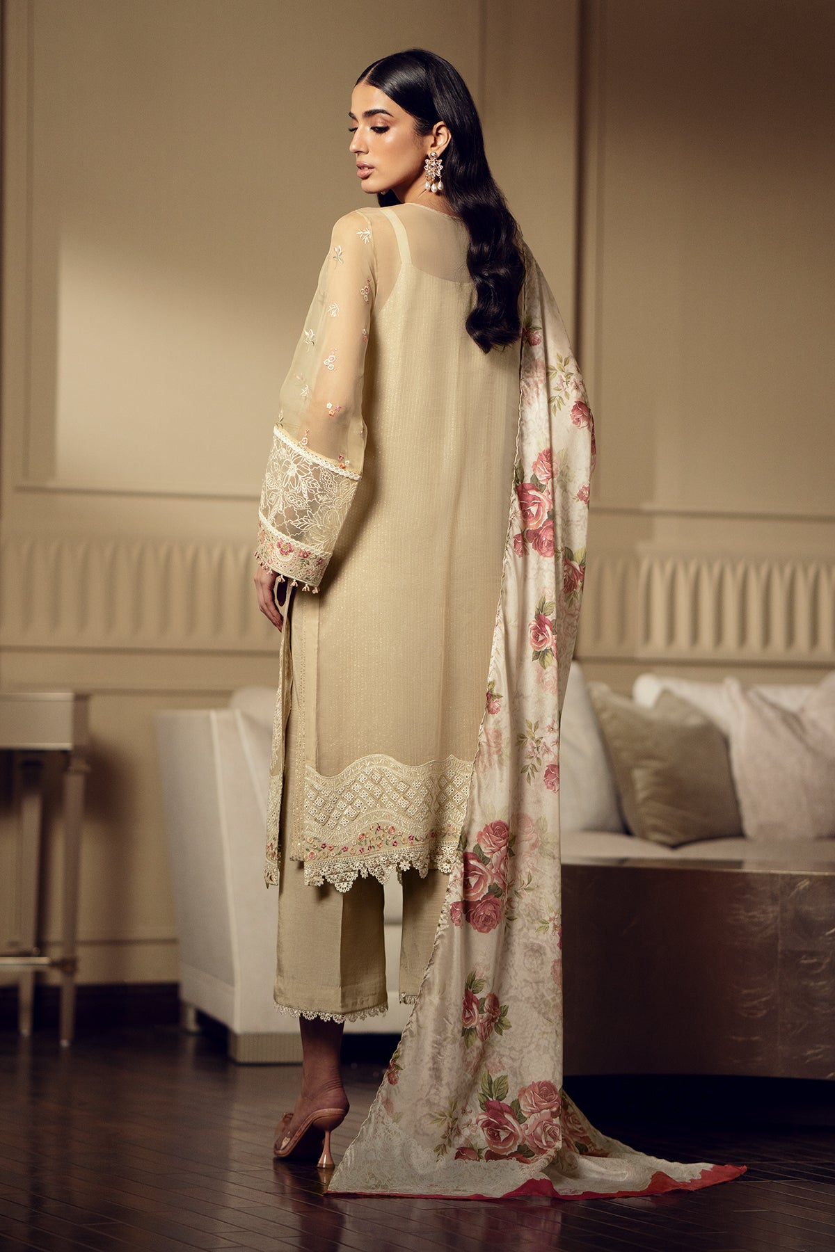 Organza Suit (3-Piece) by Baroque – SF-513, Photo 3